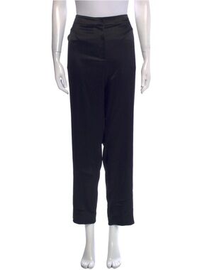 St. John Couture Sateen Black Women's Tailored Pants Size 8